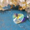 Regenboogkristal Hartvorm Parelmoer (40 mm) - Afbeelding 3