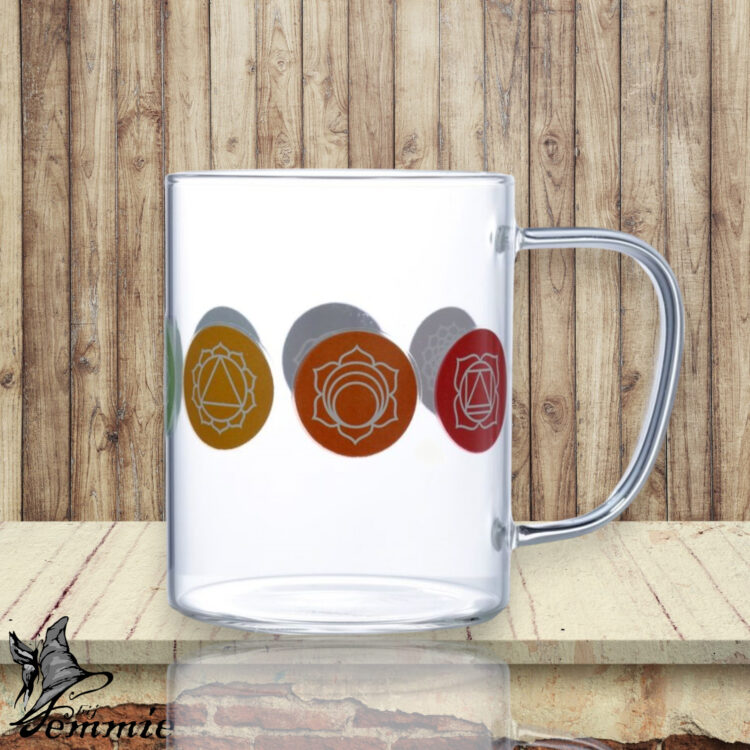 Theeglas  "Chakra's "